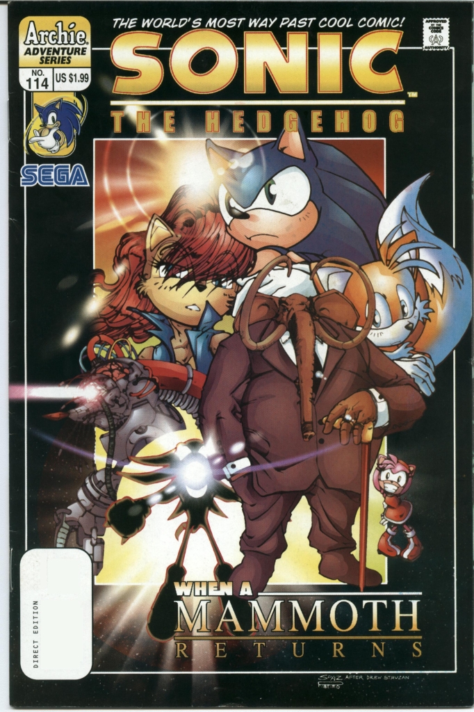 Sonic - Archie Adventure Series November 2002 Comic cover page